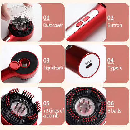 Electric Scalp Massager Comb – Scalp Therapy for Thicker, Stronger Hair Regrowth