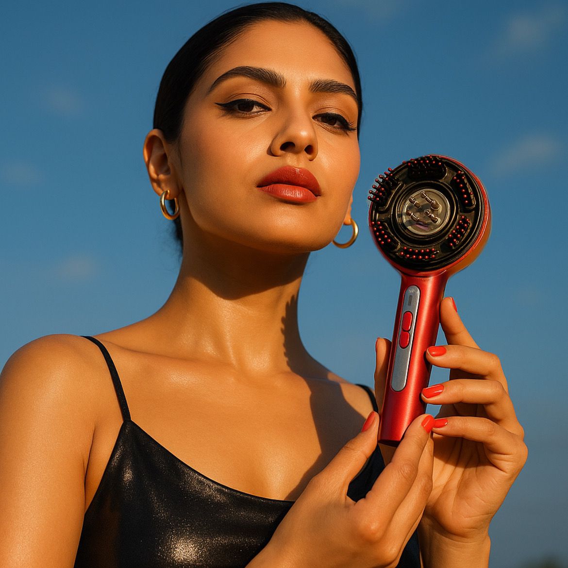 Electric Scalp Massager Comb – Scalp Therapy for Thicker, Stronger Hair Regrowth